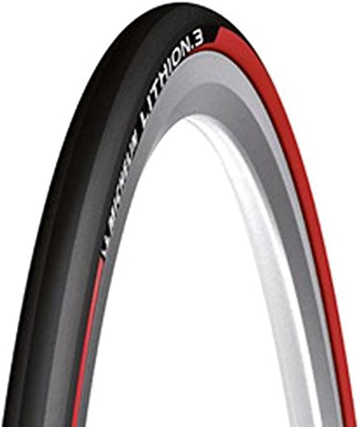 Pneu Michelin Lithion 3 rouge.